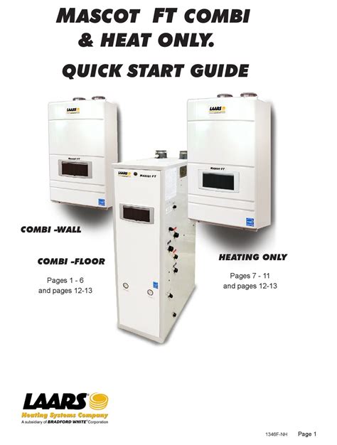 Frequently Asked Questions about the Laars Mascor FT Coombi Heating System